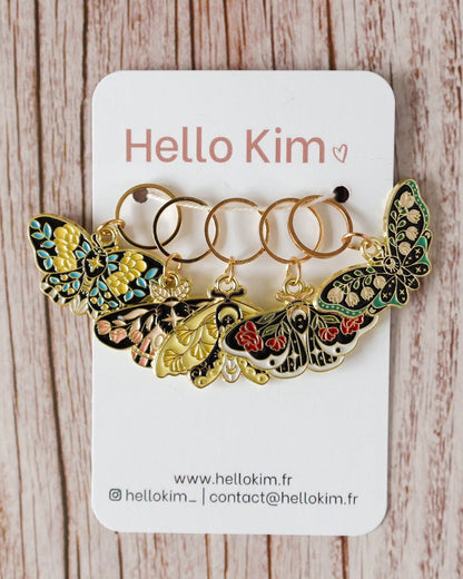 Hello Kim - Kim Chui - Butterflies - Marker rings