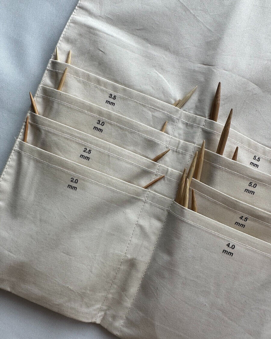 PetiteKnit Iron-on labels for Knitter's Needle Cases
